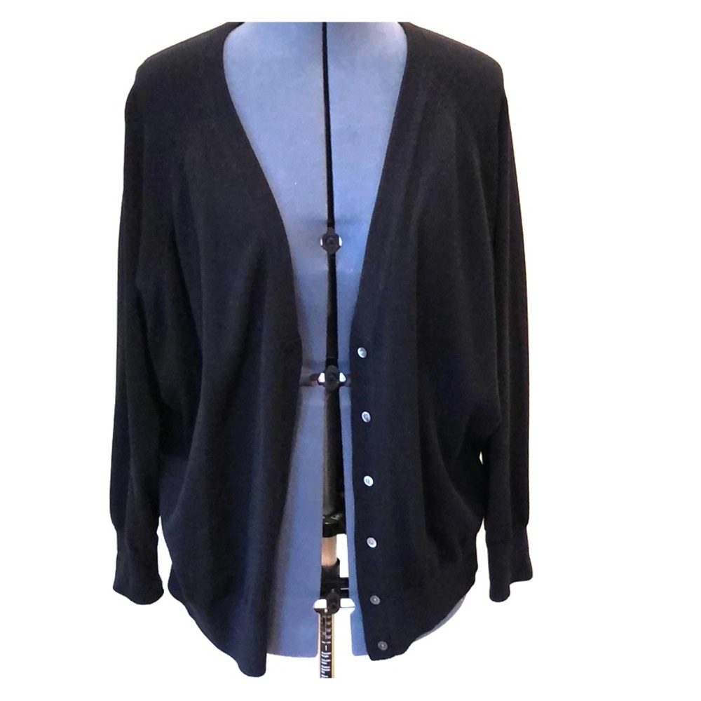 Classic black cardigan from Trina Turk!